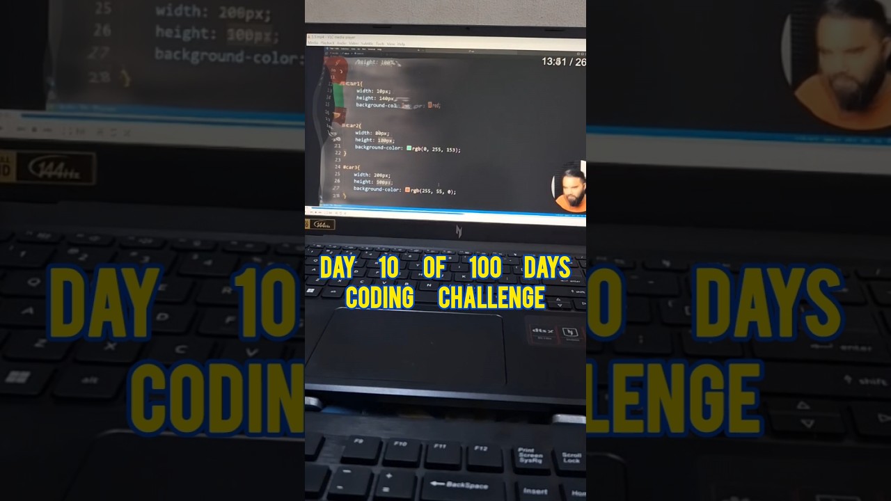 Day 10 of 100 days coding challenge💪🖥 #100dayschallenge #100daysofcodingchallenge
