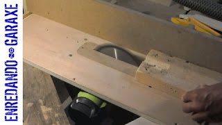 Homemade table saw with lift, part 1