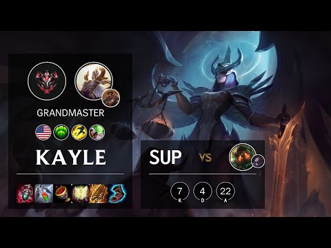 Kayle Support vs Nautilus - NA Grandmaster Patch 10.14