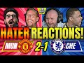 MAN UTD CHELSEA S RIVALS REACTION TO MAN UTD 2 1 CHELSEA PREMIER LEAGUE FAN REACTIONS