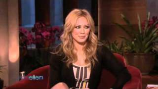 Hilary Duff Tells Ellen Everything About Her Engagement