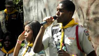 National Anthem by Matthew Downes at Courage to Conquer Florida Pathfinder Camporee 2011