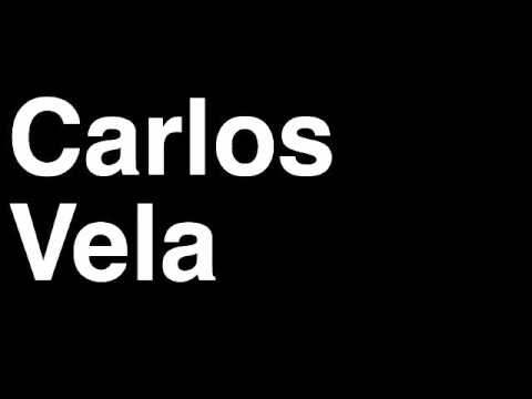 How to Pronounce Carlos Vela Arsenal FC Football Futbol Goal Penalty Kick Yellow Red Card Injury