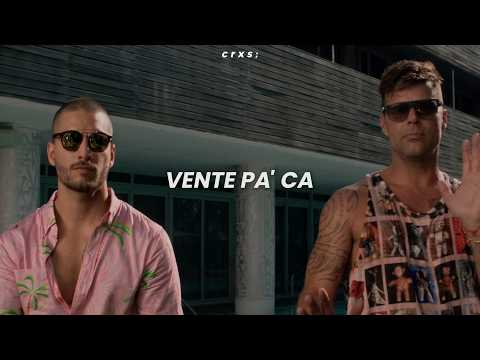 Ricky Martin, Maluma - Vente Pa Ca (Letra/Lyrics)