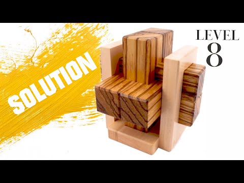 Blocage Wood Puzzle from Pelikan - Solution