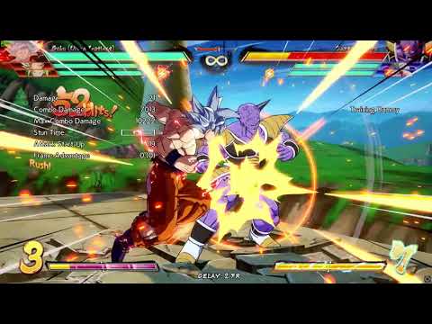 DBFZ UI Goku 0 bar ToD