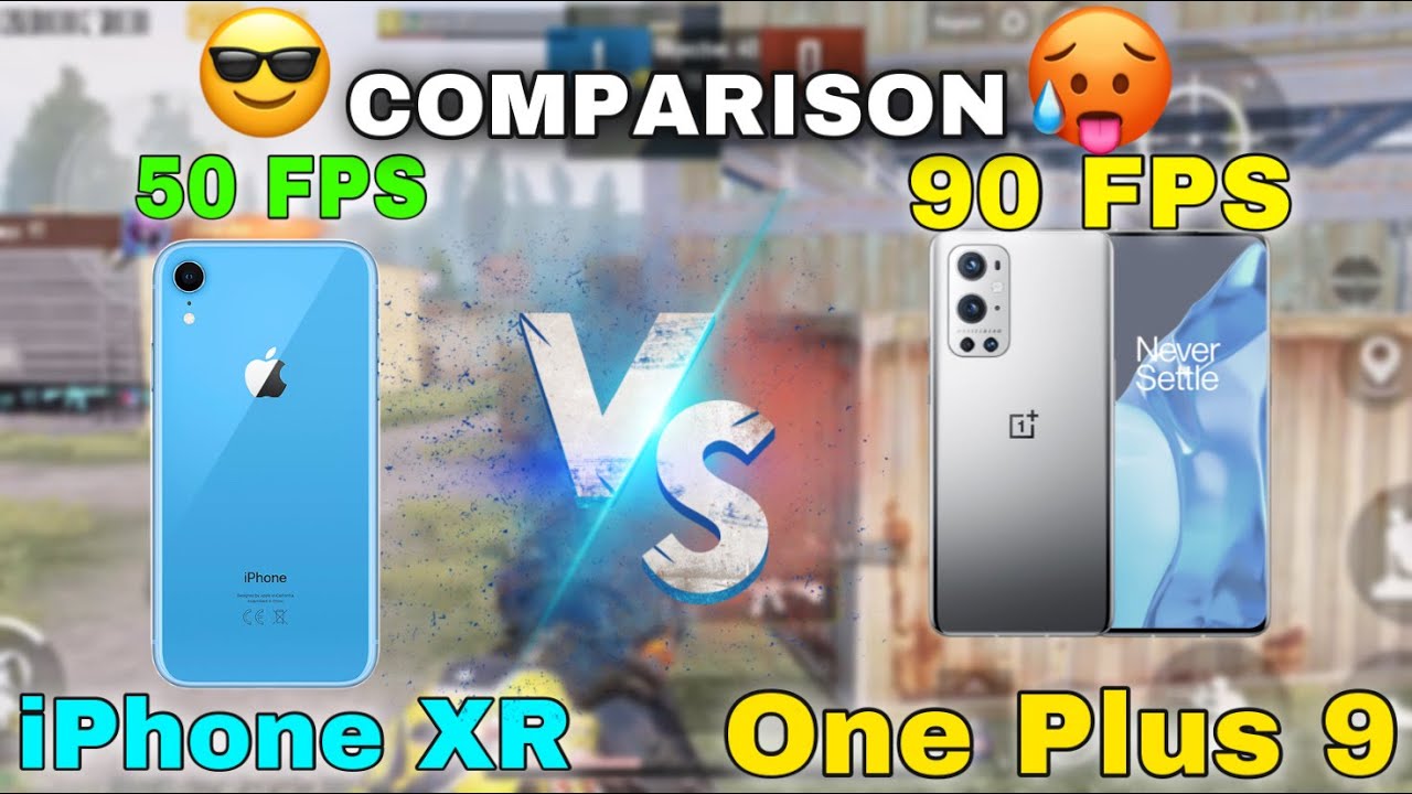 iPhone XR vs OnePlus 9 Team Death Match PUBG MOBILE is One Plus Better😳Than IPhone For Gaming?😱