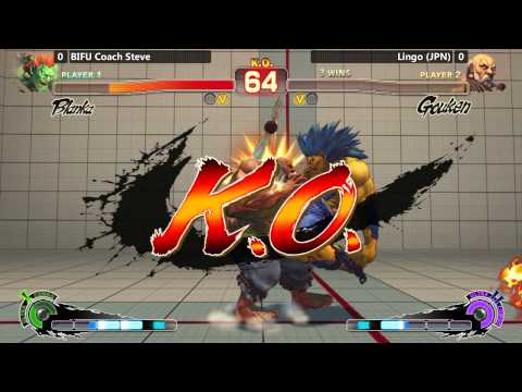 USF4 @ NLBC #113 - BIFU Coach Steve (Blanka) vs Lingo (Gouken) [720p/60fps]