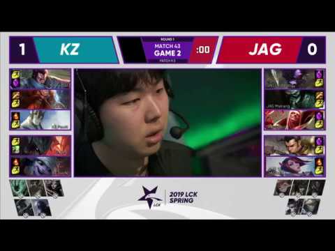 JAG vs KZ Jin Air Green Wings vs KING-ZONE DragonX| W5 D2 | Game 2 Highlights | LCK Spring 2019