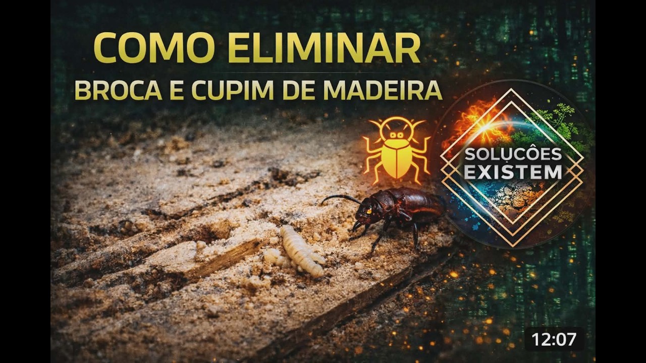 COMO ELIMINAR E PROTEGER SEUS MOVEIS DO ATAQUE DE BROCAS DE MADEIRA / Brocas ou Cupins como saber