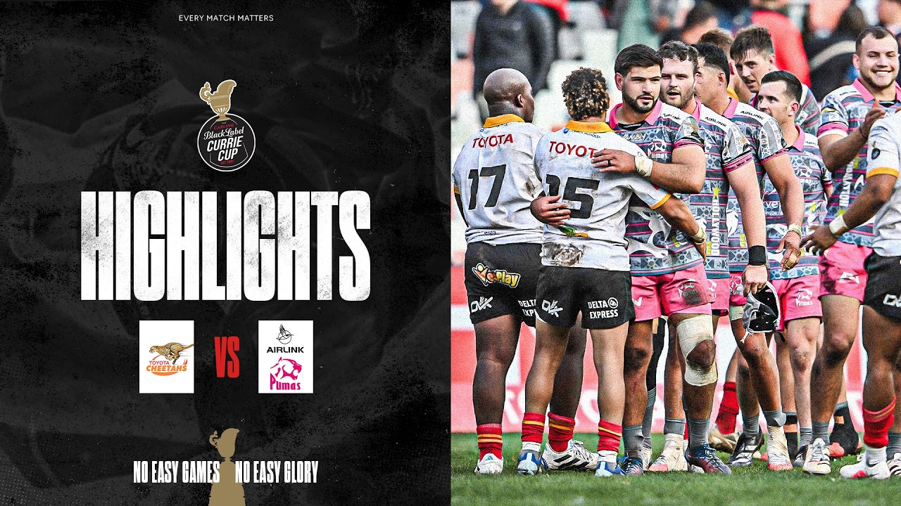 Toyota Cheetahs v Airlink Pumas | Carling Currie Cup | 06 September