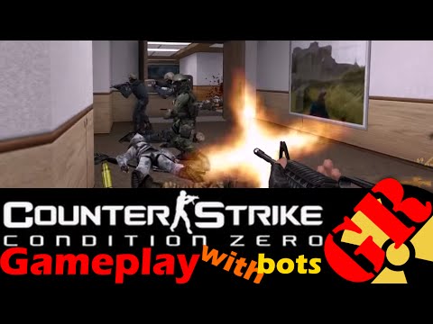 Counter-Strike: Condition Zero gameplay with Hard bots - Office - Terrorist