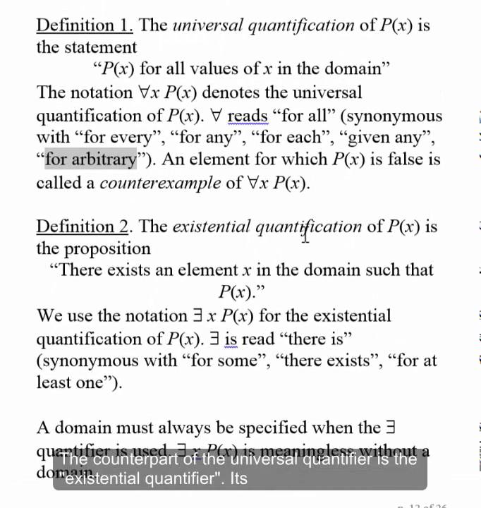 1 3   Predicates and Quantifiers