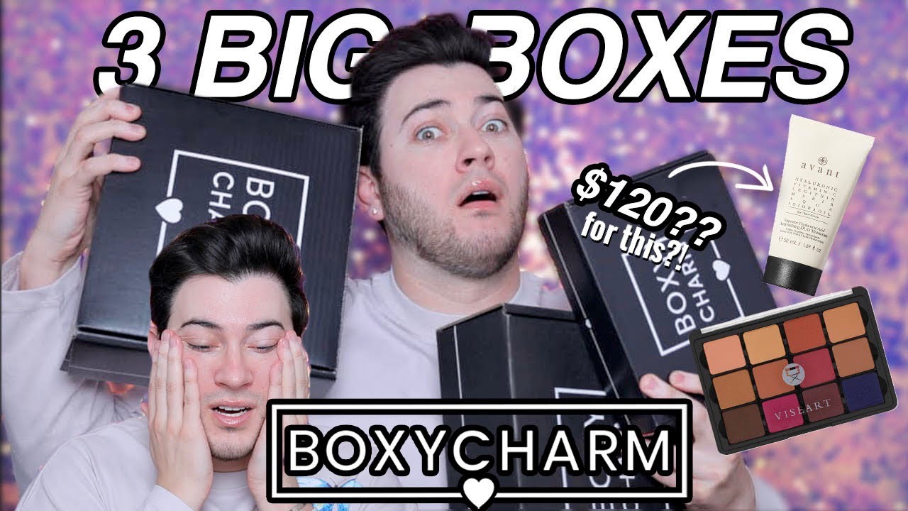 Boxycharm Triple Unboxing! Base Box vs Premium vs Luxe December 2020 try on
