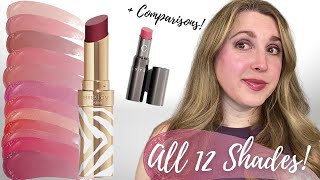 SISLEY PHYTO-ROUGE SHINE LIPSTICKS | Swatches, Comparisons, &amp; More
