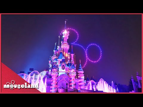 Disneyland Paris drone show 30th Anniversary D light & Afterglow Illuminations