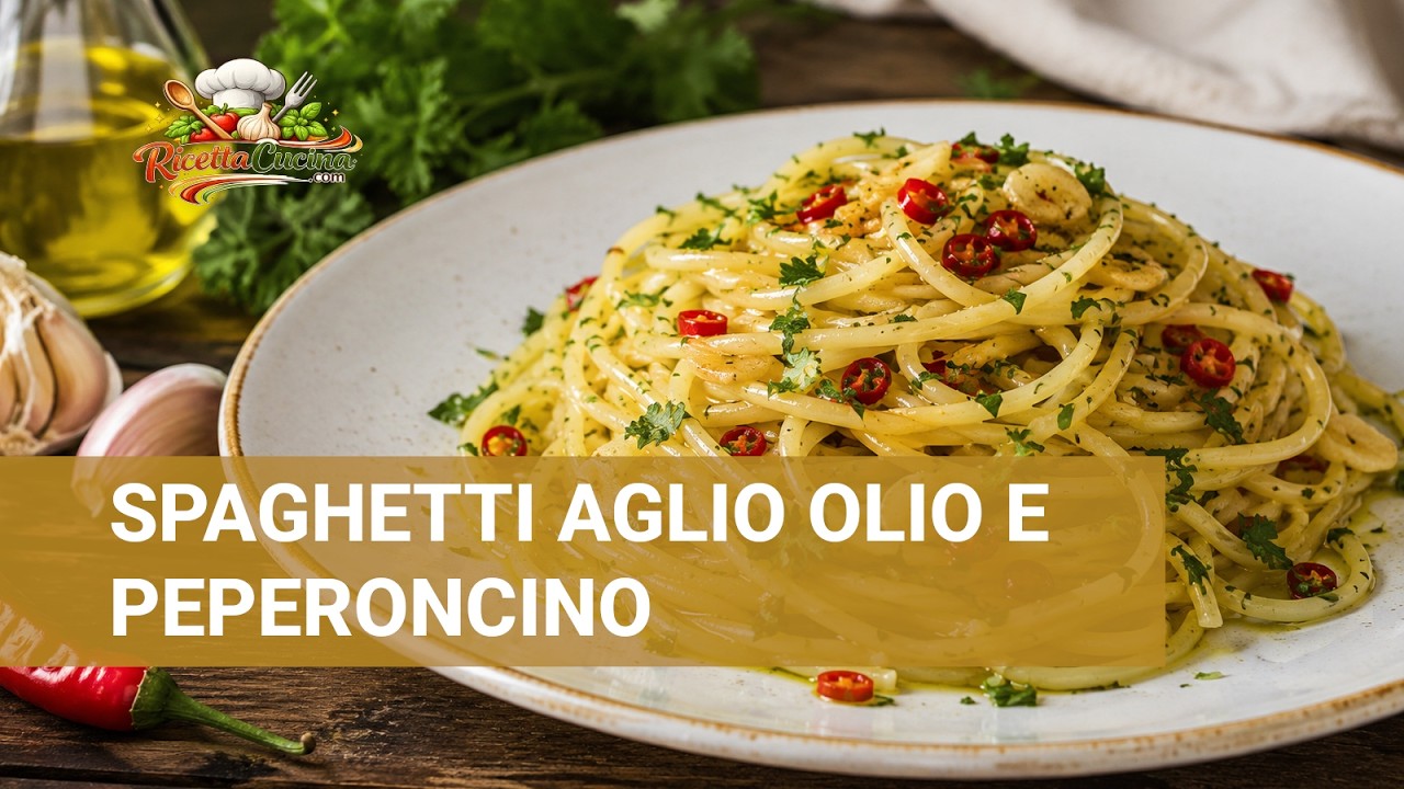 Anteprima video di Spaghetti aglio olio e peperoncino