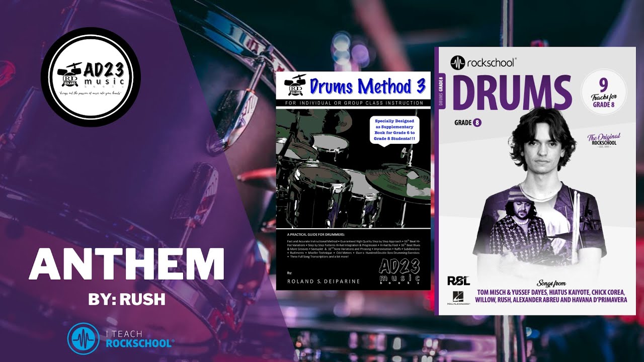 Anthem | Rockschool Drums Grade 8 2024
