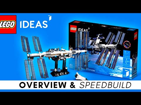 LEGO IDEAS INTERNATIONAL SPACE STATION 21321 OVERVIEW & SPEEDBUILD