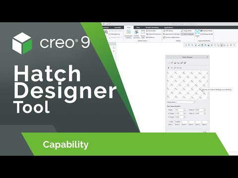 New Hatch Designer Tool | Creo 9