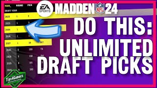 THIS is How You SHOULD Get DRAFT PICKS in Madden 24 Franchise Mode