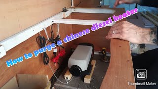 How to purge a Chinese diesel heater