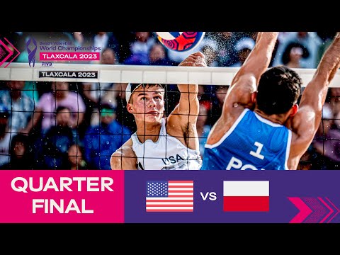 Partain/Benesh vs. Łosiak/Bryl - Quarter Final Highlights | Tlaxcala 2023 #mexbeachvolley
