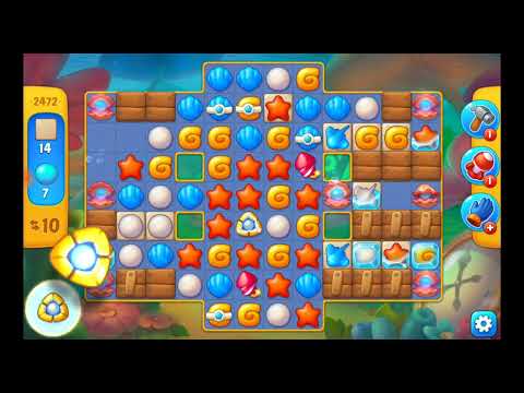 Fishdom level 2472 without boosters in 1st attempt