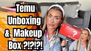 TEMU BEST FINDS | MAKEUP SURPRISE GIFT UNBOXING AND MORE | HOTMESS MOMMA MD