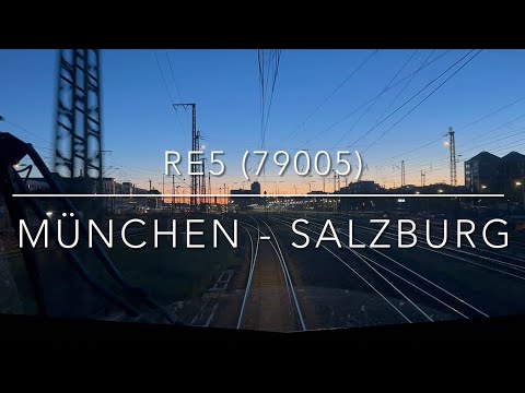 Führerstandsmitfahrt | München - Salzburg | BRB RE5 Zug 79005 | Stadler Flirt 3 (BR1430)