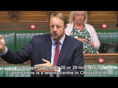 Toby Perkins' Question to the Health Secretary - 01/09/2020