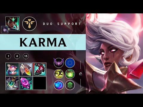 Karma Support vs Nami - EUW Master Patch 25.23
