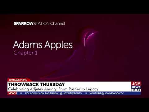 Throwback Thursday: Celebrating Adjetey Anang: From Pusher Legacy.