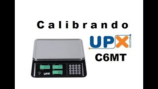 Calibrando balança digital  UPX Wind C6MT
