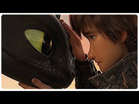 Hipo se despide de Chimuelo | Como entrenar a tu dragón 3 (LATINO)