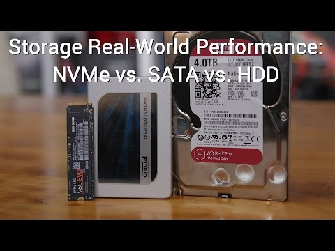 TechSpot 의 적절한 조건에서 NVMe SSD는 SATA SSD보다 체감상 확실히 나은 테스트 영상