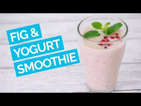 Fig & Honey Yogurt Smoothie Recipe