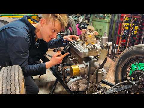 Easy Upgrades To My Austin 7 Engine. Then Putting It Back In The Car! Aussie 7 Part 13