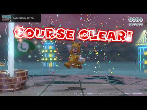 Super Mario 3D World (Switch) 8-1 Speedrun - Time: 16 (Former WR)
