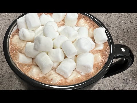 How to make the perfect cup of hot chocolate | coco with marshmallows, delicious hot coco DIY @ home