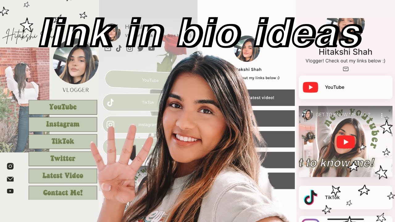 CUSTOMIZING YOUR LINK IN BIO | four ways using canva, beacons, linktree, flowpage, social media