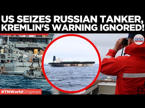 US SEIZES RUSSIAN TANKER: Direct RUSSIA VS US High-Seas Confrontation Near Iceland | Times Now World