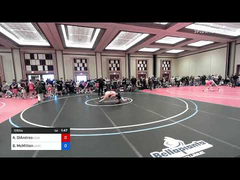 106 Lbs Quarterfinal - Anthony DiAndrea, Edge Wrestling Vs Blake McMillion, Lancaster Alliance Wre