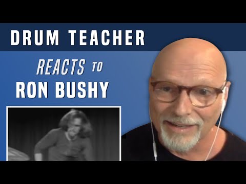 Drum Teacher Reacts to Ron Bushy - Drum Solo