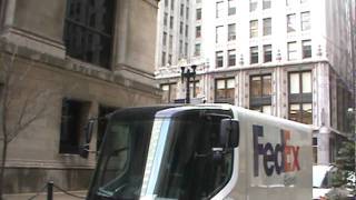 FedEx Electric Truck-Close Up