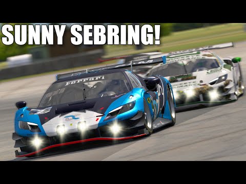 A race at Sebring where visibility is good! | iRacing Ferrari GT3 Challenge