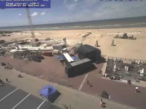 Bouw openluchtzwembad Oostduinkerke (timelapse)