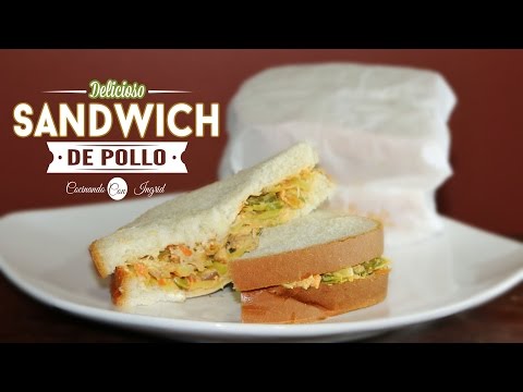SANDWICH DE POLLO SALVADOREÑOS - PANES CON POLLO