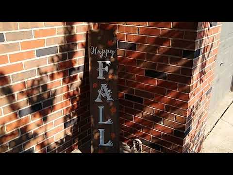 Huntington Home Fall Reversible Porch Sign