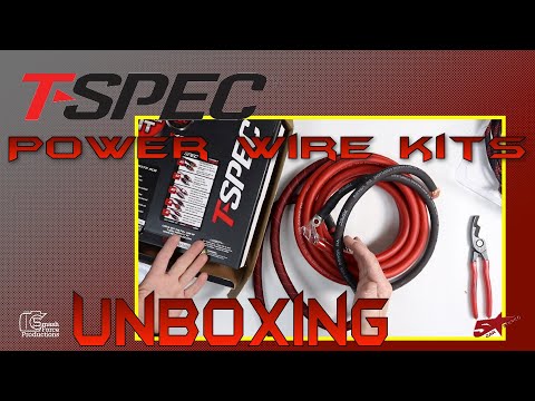 T SPEC power wire kit unboxing